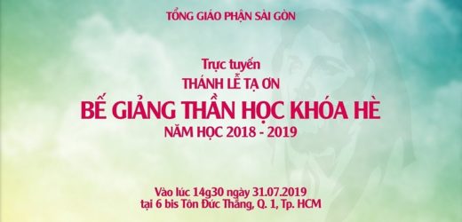 Thánh lễ Tạ Ơn Bế Giảng Khóa Thần Học Hè (2018-2019)