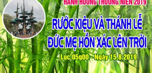 Trực tiếp: La Vang 2019 – Rước Kiệu Và Thánh Lễ Mừng Kính Đức Mẹ Hồn Xác Lên Trời