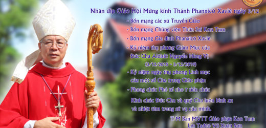 Lời Mừng Của Ban Mục Vụ Truyền Thông Giáo Phận Kon Tum