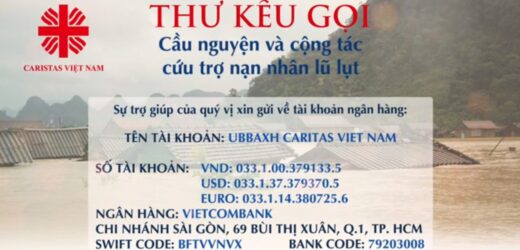 Video Thư Kêu Gọi Cầu Nguyện Và Cộng Tác Cứu Trợ Nạn Nhân Lũ Lụt
