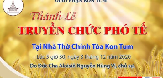 Thánh Lễ Truyền Chức Phó Tế 03/12/2020