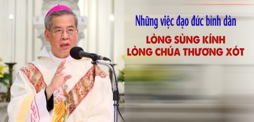Đức TGM Giuse Nguyễn Năng: Những Việc Đạo Đức Bình Dân & Sùng Kính Lòng Chúa Thương Xót