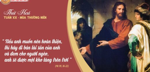 16/8/2021 – Thứ Hai – Tuần XX Thường niên