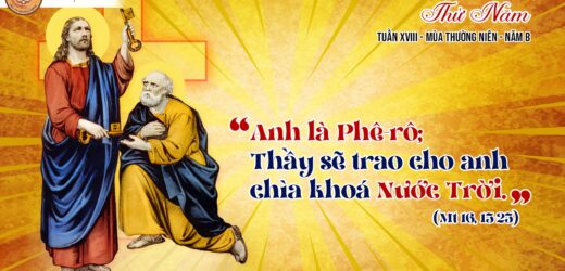 Anh Là Tảng Đá (05-8-2021 – Thứ Năm Tuần 18 Thường Niên)