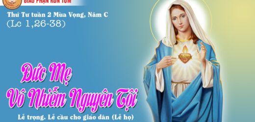 08.12.2021 – Thứ Tư. Đức Mẹ Vô Nhiễm Nguyên Tội