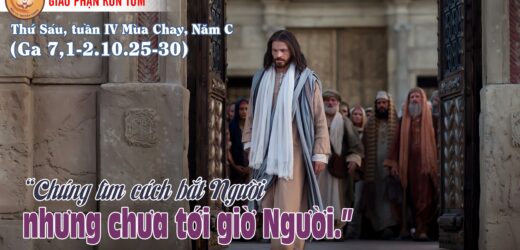 01/4/2022 – Thứ Sáu Tuần IV Mùa Chay