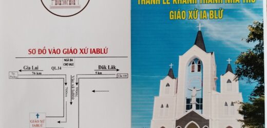 Thiệp Mời Khánh Thành Nhà Thờ Ia Blứ