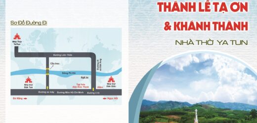 Thiệp Mời Khánh Thành Nhà Thờ Ya Tun