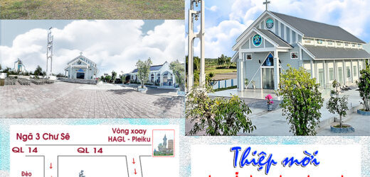 Thiệp Mời Khánh Thành Nhà Thờ Phú Tâm Pờ Tó