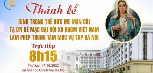 Trực Tiếp Thánh Lễ Bế mạc Đại Hội XV HĐGM Việt Nam Và Làm Phép Trung Tâm Mục Vụ TGP Hà Nội