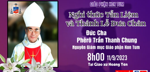 Nghi Thức Tẩn Liệm Và Thánh Lễ Đưa Chân Đức Cha Phêrô Trần Thanh Chung