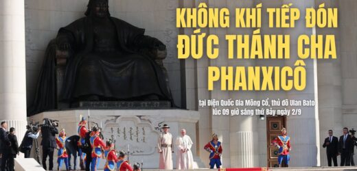 Bầu Khí Tiếp Đón Đức Thánh Cha Tại Điện Quốc Gia Mông Cổ Sáng Thứ Bảy Ngày 02.09.2023