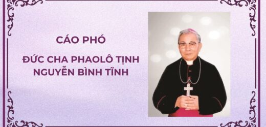 Cáo Phó Đức Cha Phaolô Tịnh Nguyễn Bình Tĩnh