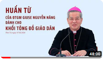 Huấn Từ Của Đức Tổng Giám Mục Giuse Nguyễn Năng Dành Cho Khối Tông Đồ Giáo Dân