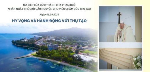 Sứ Điệp Đức Thánh Cha Nhân Ngày Thế Giới Cầu Nguyện Cho Việc Chăm Sóc Thụ Tạo Năm 2024: Hy Vọng Và Hành Động Với Thụ Tạo