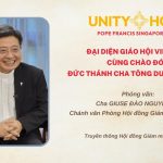 Đại Diện Giáo Hội Việt Nam Cùng Chào Đón Đức Thánh Cha Tông Du Singapore