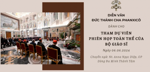 Diễn Văn Đức Thánh Cha Dành Cha Tham Dự Viên Phiên Họp Toàn Thể Của Bộ Giáo Sĩ