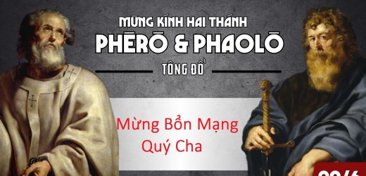 Mừng Bổn Mạng Thánh Phêrô Và Thánh Phaolô 2024