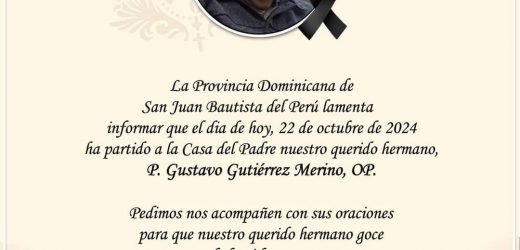 Gustavo Gutiérrez, O.P. – “Cha Đẻ” Của Thần Học Giải Phóng, Qua Đời