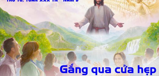 30.10.2024 – Thứ Tư Tuần XXX Thường Niên – Gắng Qua Cửa Hẹp