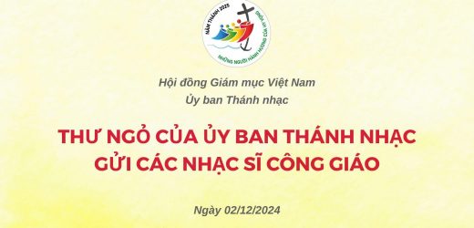 Thư Ngỏ Của Ủy Ban Thánh Nhạc Gửi Các Nhạc Sĩ Công Giáo