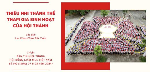 Thiếu Nhi Thánh Thể Tham Gia Sinh Hoạt Của Hội Thánh