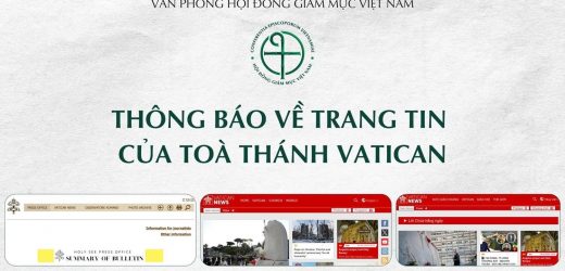 Văn Phòng Hội Đồng Giám Mục Việt Nam: Thông Báo Về Trang Tin Của Tòa Thánh Vatican