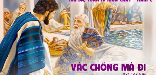 01.04.2025 – Thứ Ba Tuần IV Mùa Chay – Vác Chõng Mà Đi (Ga 5,1-3a.5-16)