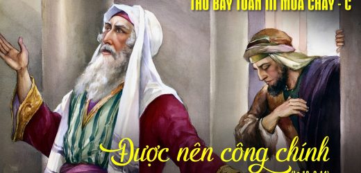 29.03.2025 – Thứ Bảy Tuần III Mùa Chay – Được Nên Công Chính (Lc 18,9-14)