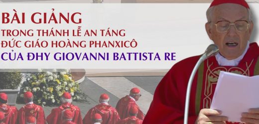 Bài Giảng Của ĐHY Giovanni Battista Re Trong Thánh Lễ An Táng Đức Giáo Hoàng Phanxicô