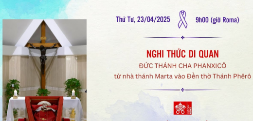 Truyền Hình Trực Tiếp Nghi Thức Di Quan ĐTC Phanxicô (23/04)