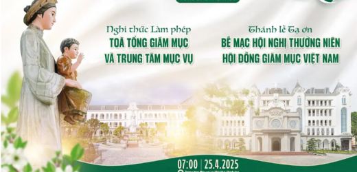 Trực Tiếp Nghi Thức Làm Phép Tòa Tổng Giám Mục Và Trung Tâm Mục Vụ Của Tổng Giáo Phận Huế Và Thánh Lễ Bế Mạc Hội Nghị Thường Niên Kỳ I/2025 Của HĐGMVN