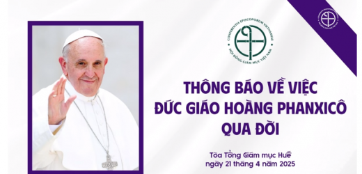 Hội Đồng Giám Mục Việt Nam Thông Báo Về Việc Đức Giáo Hoàng Phanxicô Qua Đời
