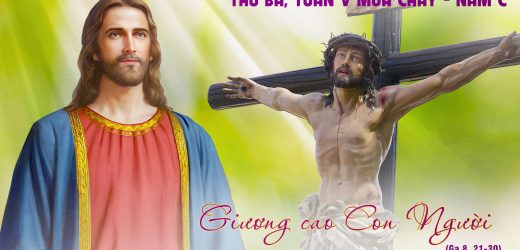 08.04.2025 – Thứ Ba Tuần V Mùa Chay – Giương Cao Con Người (Ga 8,21-30)