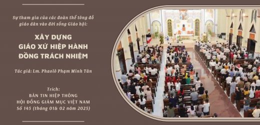 Sự Tham Gia Của Các Đoàn Thể Tông Đồ Giáo Dân Vào Đời Sống Giáo Hội: Xây Dựng Giáo Xứ Hiệp Hành Đồng Trách Nhiệm