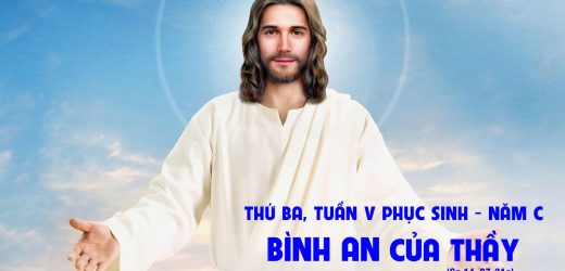 20.05.2025 – Thứ Ba Tuần V Phục Sinh – Bình An Của Thầy (Ga 14,27-31a)