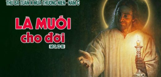 10.06.2025 – Thứ Ba Tuần X Thường Niên – Là Muối Cho Đời (Mt 5,13-16)