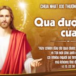 Chúa Nhật XXI Thường Niên, Năm C (CN 24.08.2025) – Qua Được Cửa Hẹp (Lc 13,22-30)