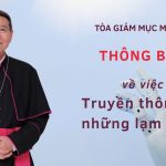 Tòa Giám Mục Mỹ Tho: Thông Báo Về Việc Truyền Thông Và Những Lạm Dụng