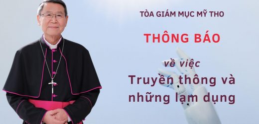 Tòa Giám Mục Mỹ Tho: Thông Báo Về Việc Truyền Thông Và Những Lạm Dụng