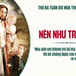 12.08.2025 – Thứ Ba Tuần XIX Thường Niên – Nên Như Trẻ Thơ (Mt 18,1-5.10.12-14)