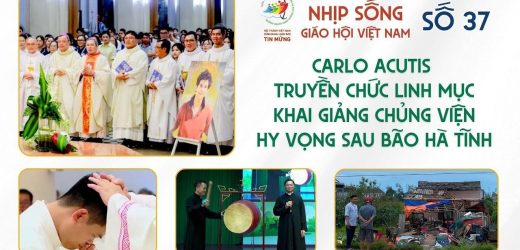 Nhịp Sống Giáo Hội Việt Nam Số 37 (02/9 – 08/9/2025): Thánh Carlo Acutis – Truyền Chức Linh Mục – Khai Giảng Chủng Viện – Hy Vọng Sau Bão Hà Tĩnh