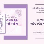 Hướng Dẫn Việc Tôn Kính Tổ Tiên