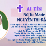 Người Nữ Tu Ngã Xuống Trên Đường Sứ Vụ