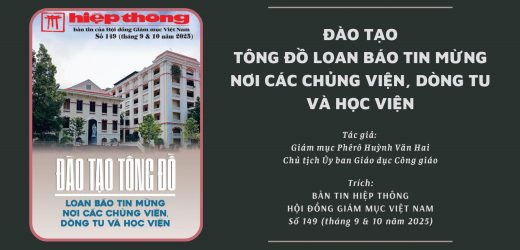 Đào Tạo Tông Đồ Loan Báo Tin Mừng Nơi Các Chủng Viện, Dòng Tu Và Học Viện