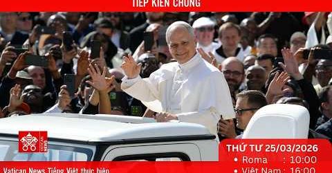 Tiếp Kiến Chung 25/03/2026 – ĐTC Lêô XIV: Phẩm Trật Trong Giáo Hội Được Đức Kitô Thiết Lập Để Giúp Dân Chúa Đạt Đến Ơn Cứu Độ