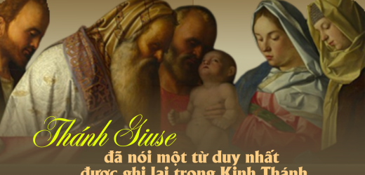 Thánh Giuse Đã Nói Một Từ Duy Nhất Được Ghi Lại Trong Kinh Thánh