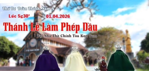 Thông Báo Về Thánh Lễ Làm Phép Dầu 2026
