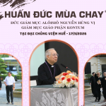 ĐCV Huế: Đức Cha Aloisiô Nguyễn Hùng Vị Thăm Chủng Viện Và Huấn Đức Cho Các Chủng Sinh