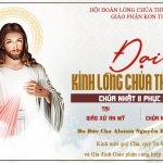 Thông Báo Thánh Lễ Kính Lòng Chúa Thương Xót 2026